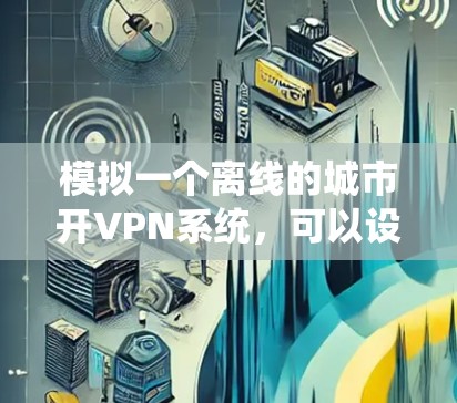 模拟一个离线的城市开VPN系统，可以设计一个简单易用的虚拟环境，帮助用户了解如何在没有物理连接到互联网的情况下访问网络资源。以下是模拟的系统设计
