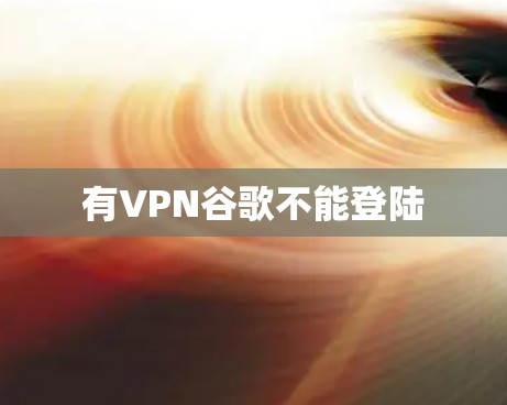 有VPN谷歌不能登陆