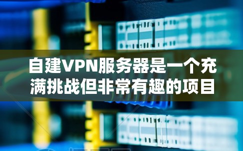 自建VPN服务器是一个充满挑战但非常有趣的项目。以下是一些步骤和建议,帮助你顺利搭建一个自建VPN服务器 自建VPN服务器是一个充满挑战但非常有趣的项目。以下是一些步骤和建议,帮助你顺利搭建一个自建VPN服务器