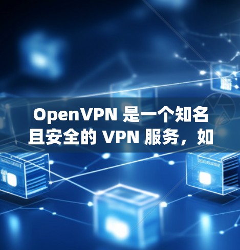 OpenVPN 是一个知名且安全的 VPN 服务，如果你已经使用它的官方版本或有疑问，可以参考以下步骤来使用非官方版本
