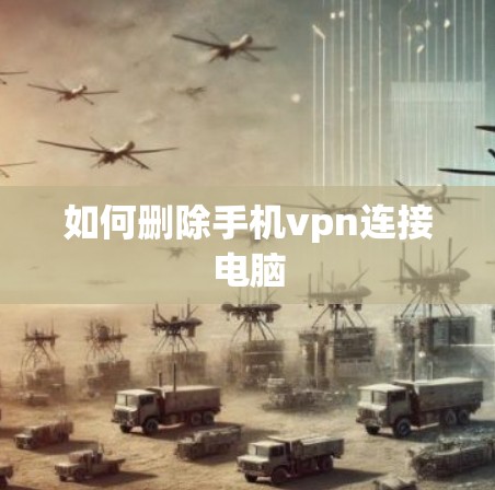 如何删除手机vpn连接电脑 如何删除手机vpn连接电脑