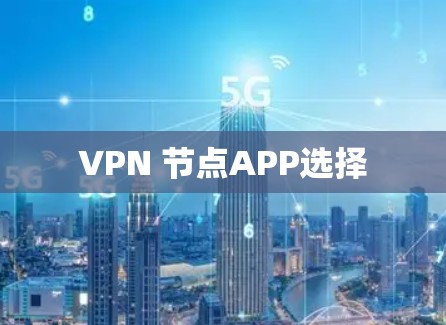 VPN 节点APP选择