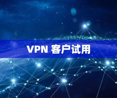 VPN 客户试用 VPN 客户试用