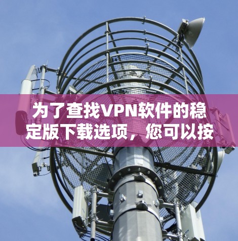 为了查找VPN软件的稳定版下载选项,您可以按照以下步骤进行 为了查找VPN软件的稳定版下载选项,您可以按照以下步骤进行